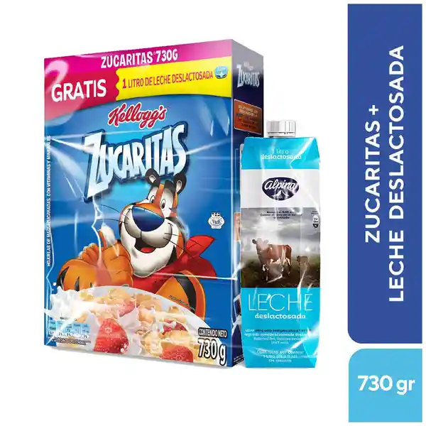 Zucaritas Cereal + Alpina Leche Deslactosada