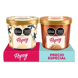 Popsy Helado Gourmet Vainilla y Arequipe