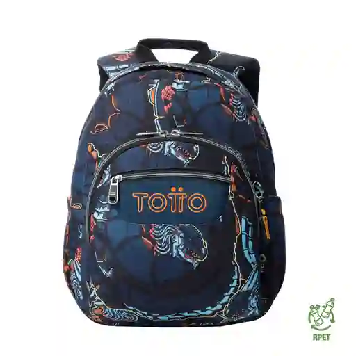 Morral Juvenil Porta Pc 13" Gommas Azul