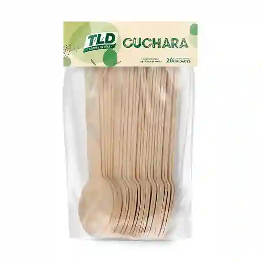 Cuchara Biodegradable T/l/d Todos Los Dias Sin Ref