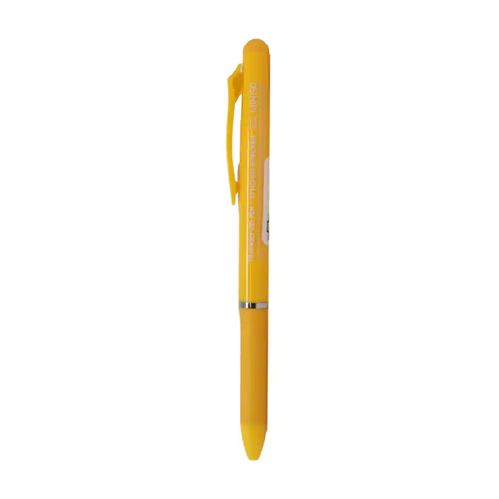 Miniso Esfero Borrable Amarillo 0.7 mm