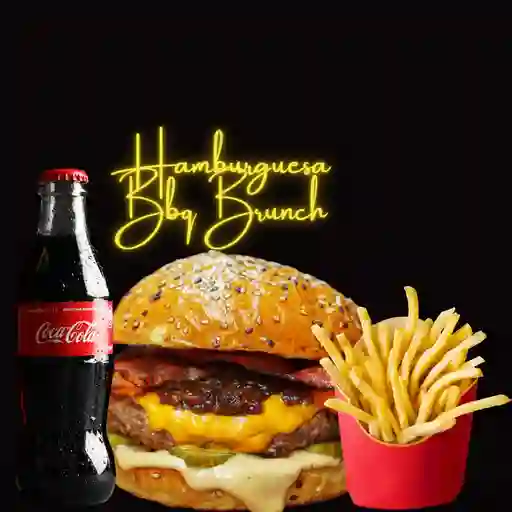 Hamburguesa bbq brunch