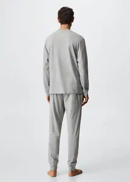 Pijama Pack Nightset Gris Medio Vigore Talla Xs Hombre Mango