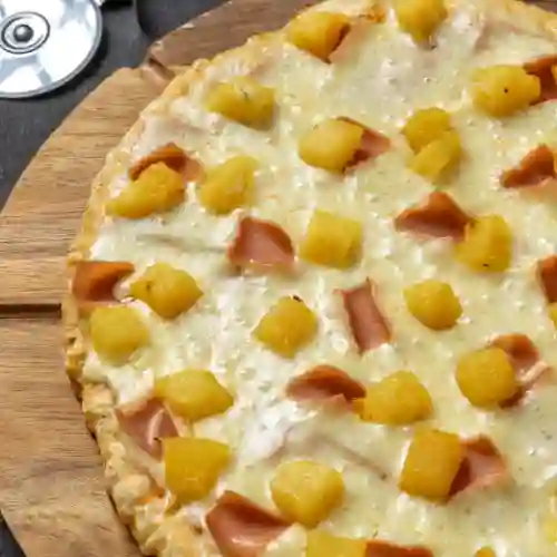 Pizzeta para Dos Hawaiana