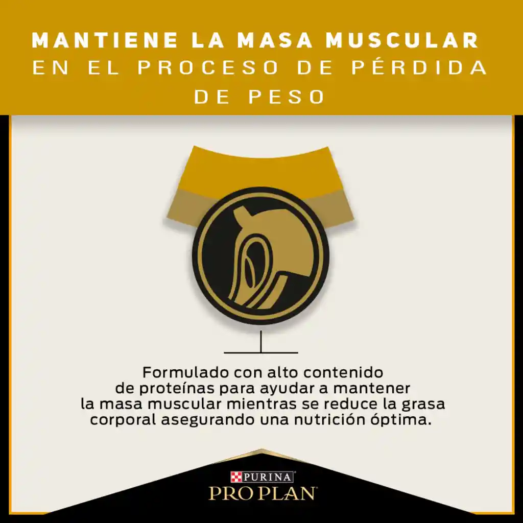 Comida para perros adultos calorias reducidas razas medianas y grandes Purina Pro Plan x 3 kg