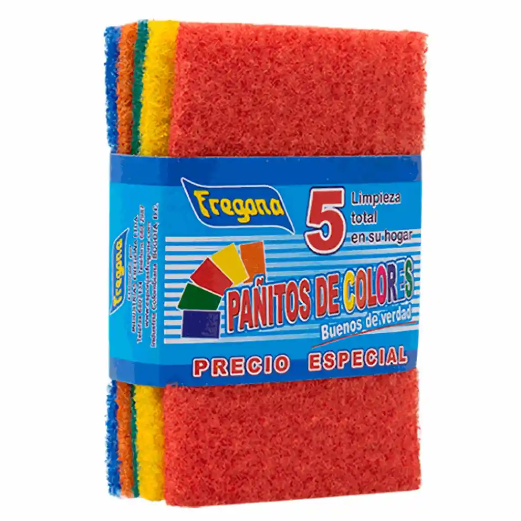 Fregona Paño X 5Es Colores Precio Especial