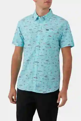 Camisa Manga Corta Standard Fit Oasis Eco Hombre