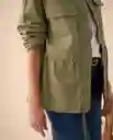 Chaqueta Verde Óleo Medio Talla M 621G005 Esprit