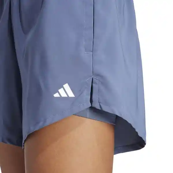 Adidas Short Min 2in1 Para Mujer Azul Talla S