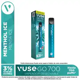 Vuse Go Vapeador 700 Mint Ice (34 mg)