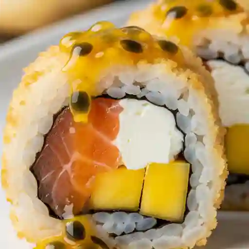 Crispy sake  mango