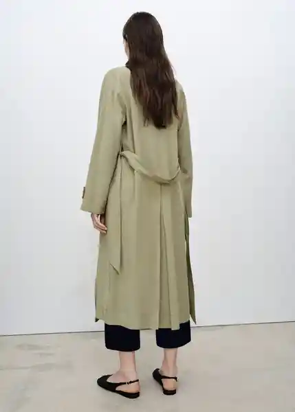 Abrigo Trench Taxi Khaki Talla S Mujer Mango