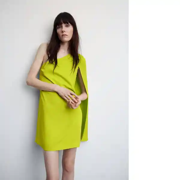 Vestido Lemon Lima Talla XS Mujer Mango