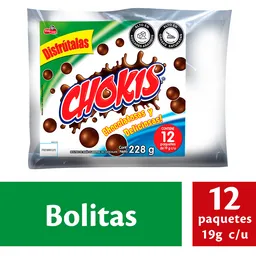 Chokis Bolitas de Maíz Sabor Chocolate