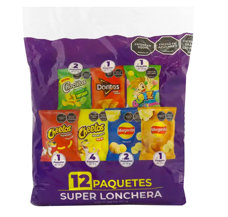 Fritolay Pack Snack Super Lonchera Surtido