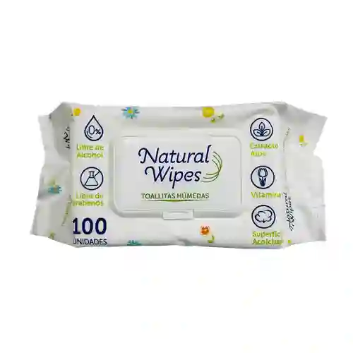 Panitos Natural Wipes* 100 Und Humedos