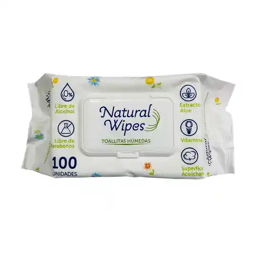 Panitos Natural Wipes* 100 Und Humedos