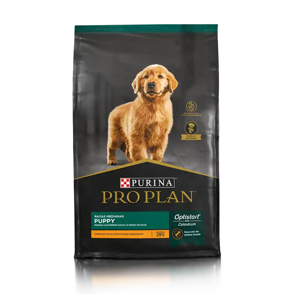 Comida para Perros cachorros razas medianas Purina Pro Plan x 1 kg