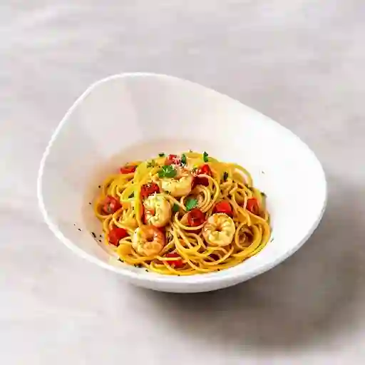 Pasta Camaron Al Jardin