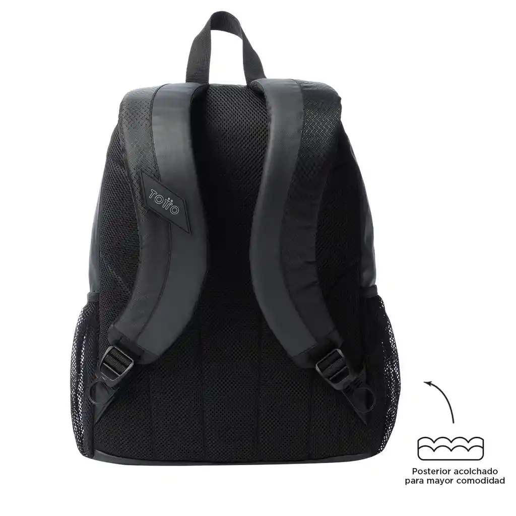 Morral Universitario Teck 2.0 Porta Pc 13" Negro Hombre