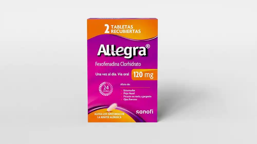 Allegra 120 mg x 2 Tabletas