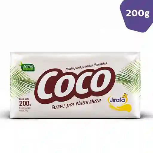 Jirafa Jabón en Barra Coco para Prendas Delicadas