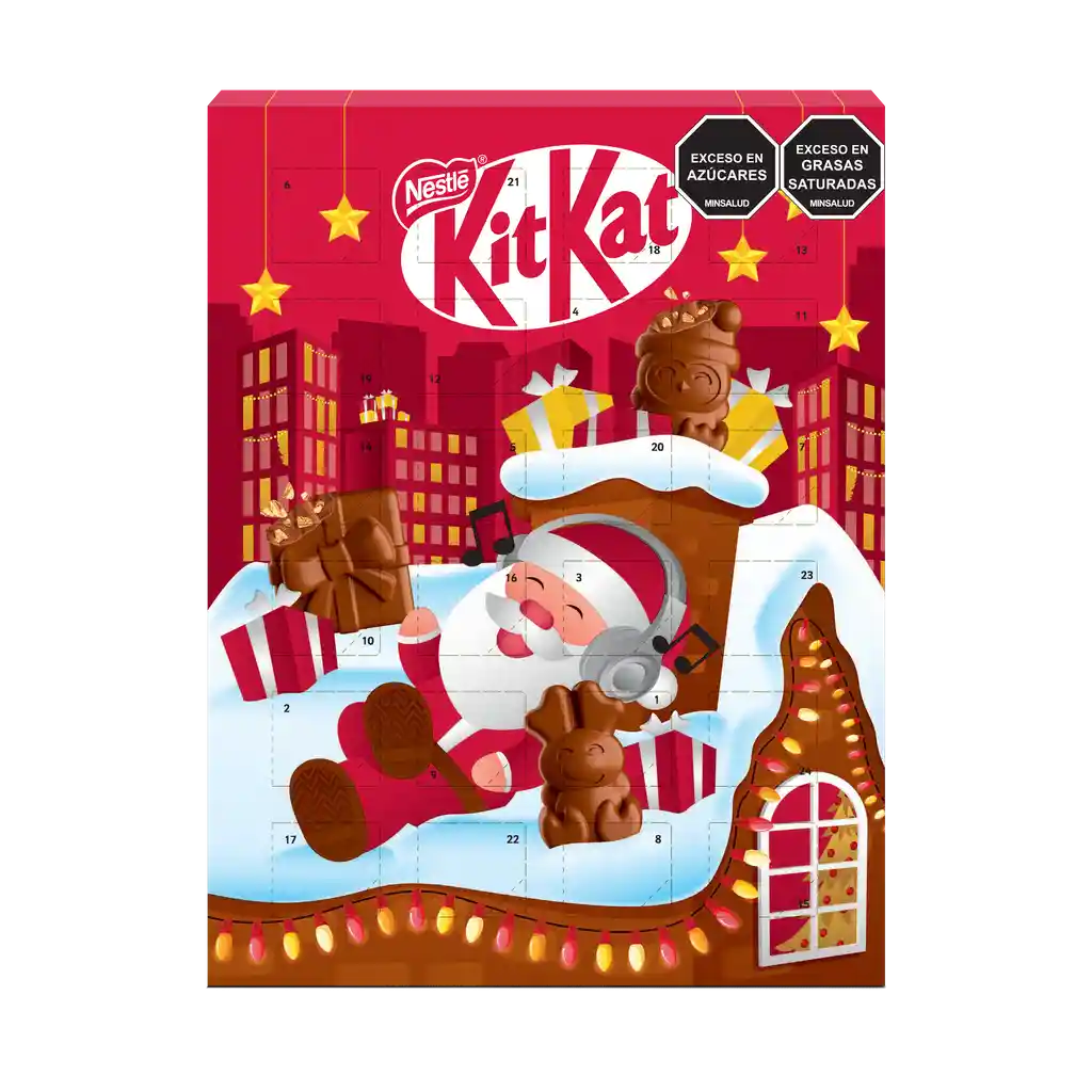 Chocolates KITKAT Calendario de Adviento 24 Unds x 85g