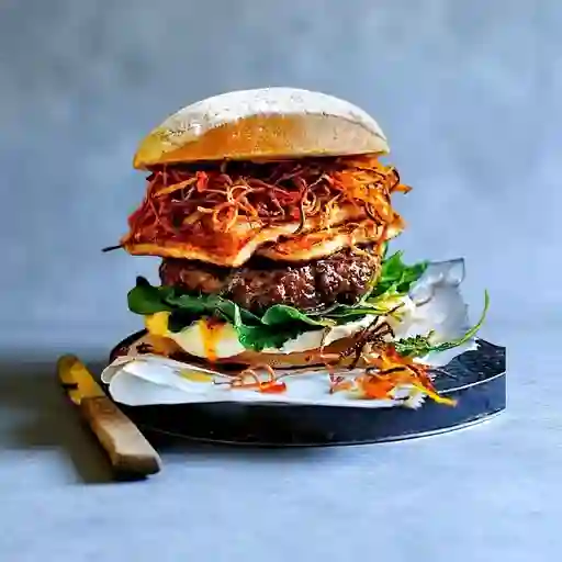 Brutal Mixta Res y Cerdo Artesanal + Papas