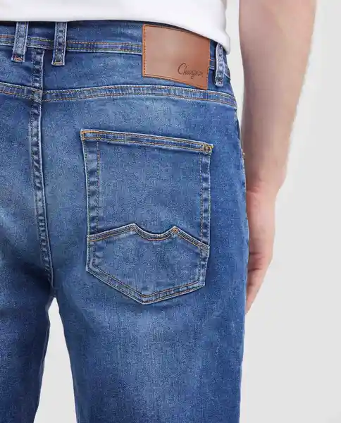 Jean Straight Fit-Masculino Azul Frances Medio 32/32 Chevignon