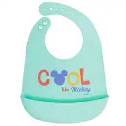 Mickey Babero Silicona Cool 13029 Color Verde Agua