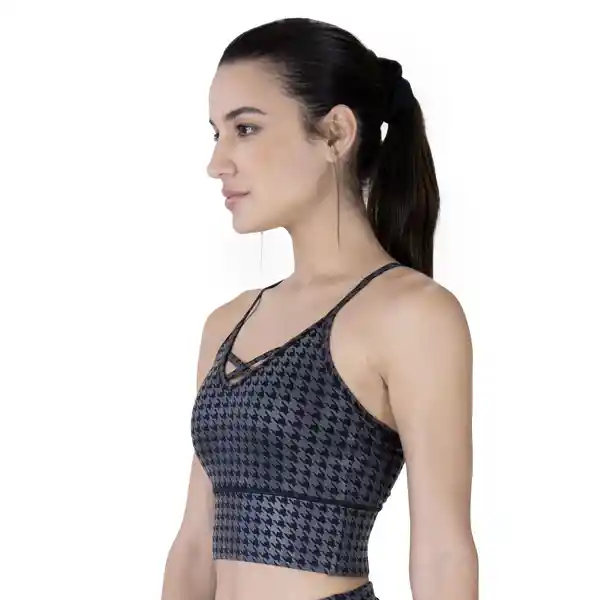 Top Deportivo Houndstooth Tone/Tone Talla L Everlast