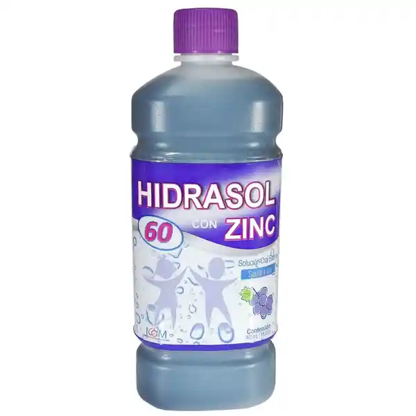 Hidrasol Suero 60 + Zinc Uva