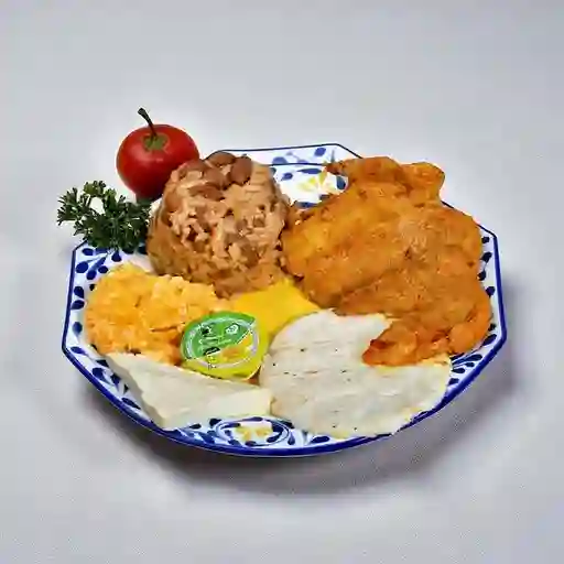 Calentado con Carne de Cerdo