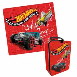 Ronda Rompecabezas Lonchera Hot Wheels