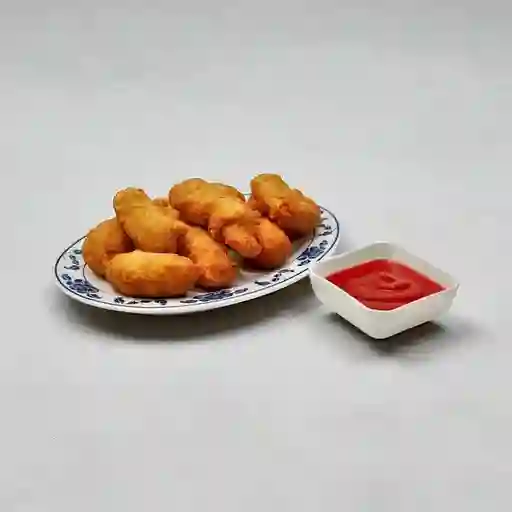 Porción de Pollo y Cerdo Apanados