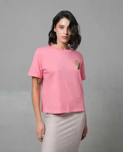 Camiseta Mujer Rosa M 203G000_ROS161731 Rifle