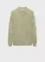Buzo Jersey Tens Manzana Talla M Hombre Mango