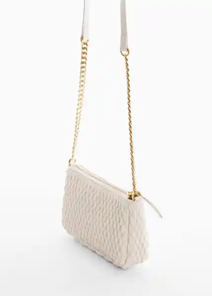 Bolso P Sasha Off White Talla 99 Mujer Mango