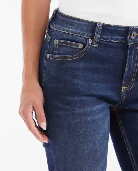 Jean Rusty Femenino Azul Clásico Oscuro Talla 5 Chevignon