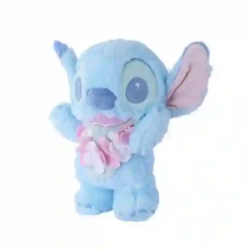 Peluche de Stitch Con Collar Flores Disney Lilo & Stitch Miniso