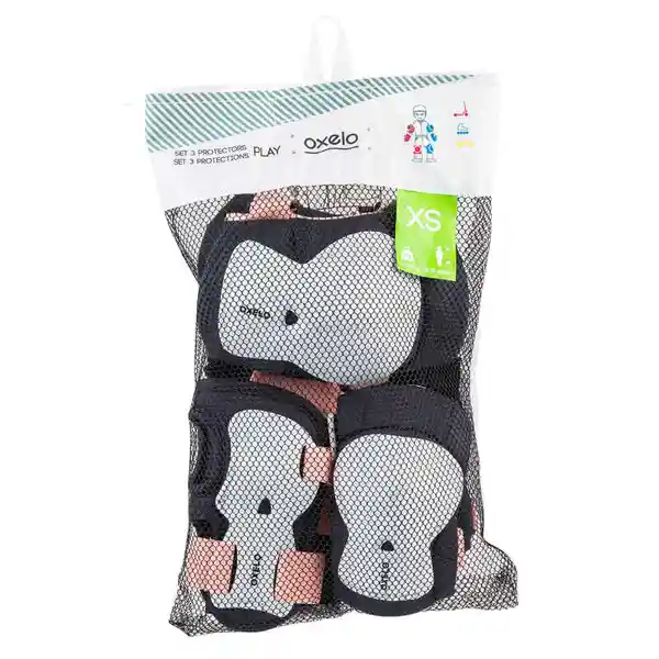 Oxelo Rodillera Proteccion Coderas Para Patinaje Niños Talla XS