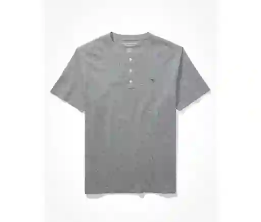 Camiseta Gris Talla Large Hombre American Eagle