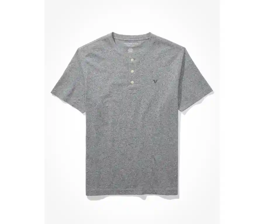 Camiseta Gris Talla Large Hombre American Eagle