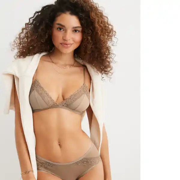 Bralette Café Talla: X-Large American Eagle