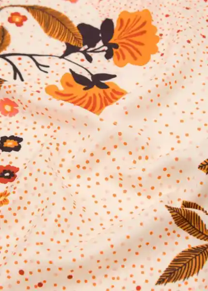 Pañuelo Marcia Crudo Talla 99 Mujer Mango