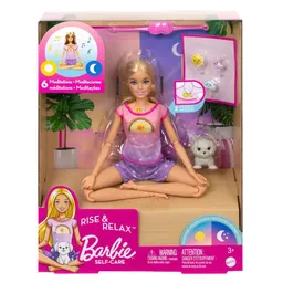 Barbie Set de Muñeca Medita Conmigo HHX64