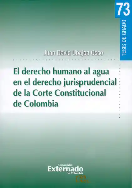 El Derecho Humano al Agua en el Derecho - Juan Ubajoa