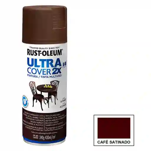 Rust-Oleum Laca Café Satinado Ultracover 2X