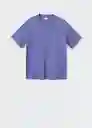 Camiseta Anouk Lavanda Talla XL Hombre Mango