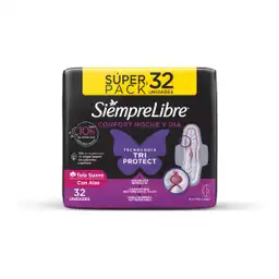Toalla Higiénica Stayfree Confort Noche y Día 32 Unidades 